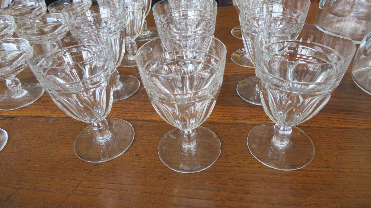 12 Baccarat Crystal Wine Glass-photo-3