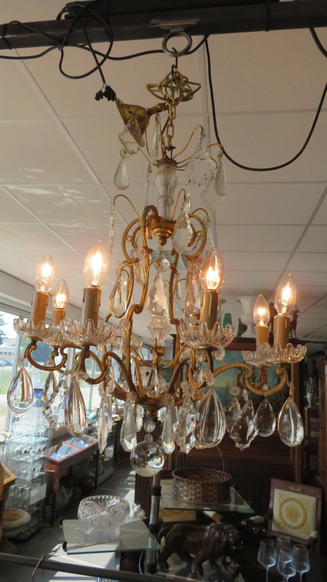 Cage Chandelier With Tassels