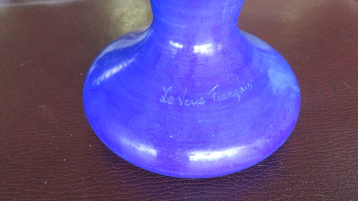 French Glass Vase-photo-2