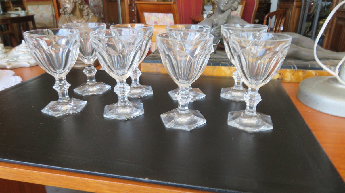 8 Verres En Cristal De Baccarat-photo-2