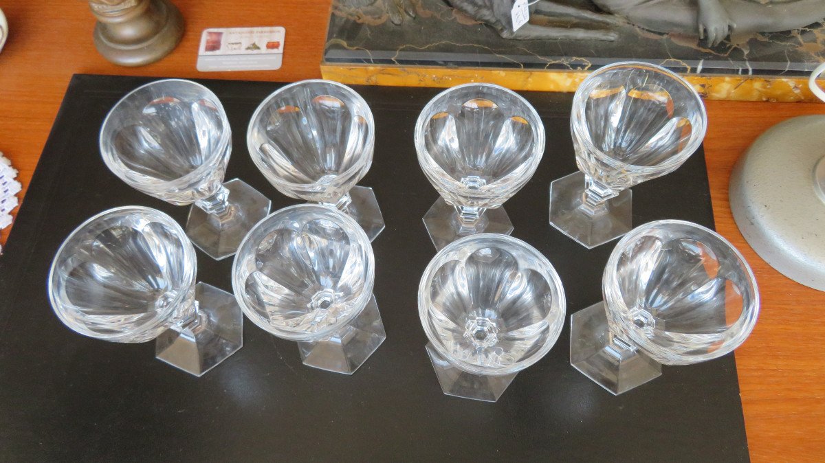 8 Verres En Cristal De Baccarat-photo-3