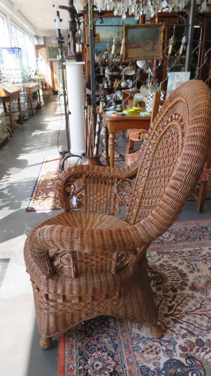 Wicker Armchair-photo-4