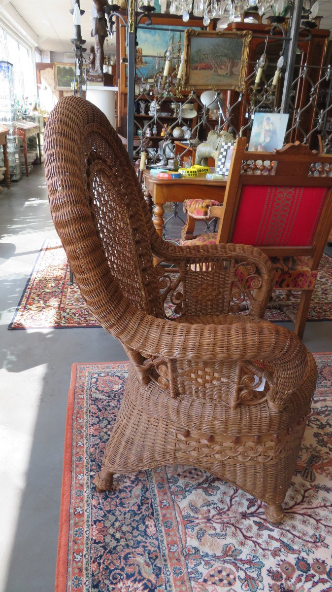 Wicker Armchair-photo-3