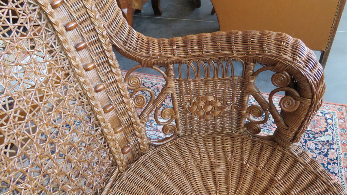 Wicker Armchair-photo-4