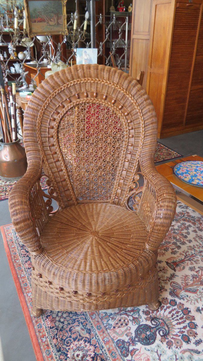 Fauteuil En Osier