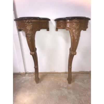 Small Pair Of Louis XV Consoles