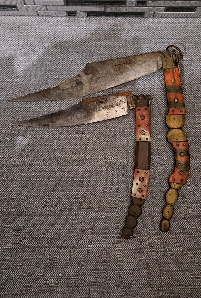 2x Navaja Knives 29cm And 23cm Closed