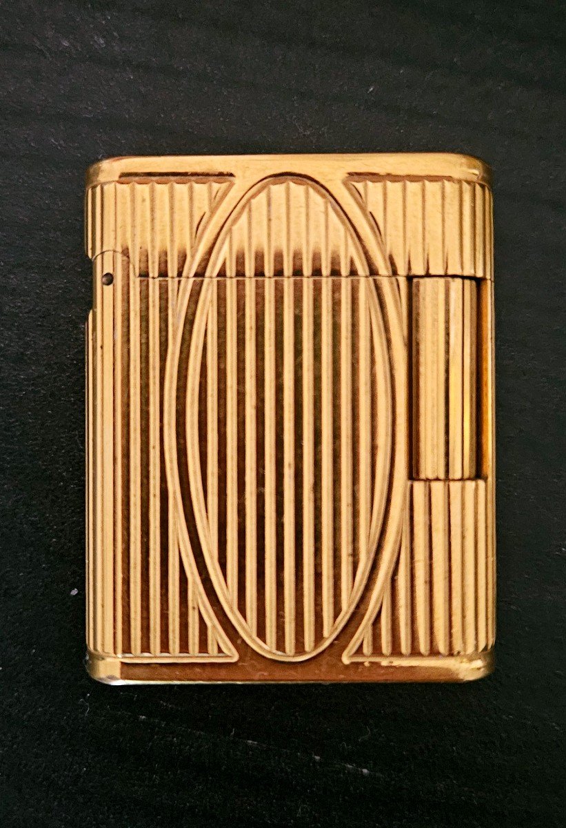 Briquet Dupont Soubreny Plaque Or