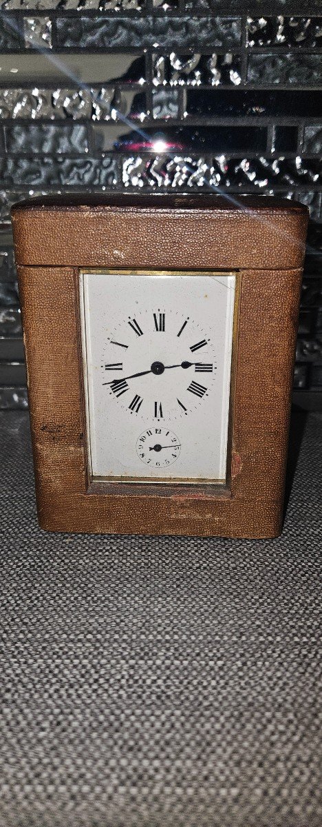 Officer's Clock With Case And Key-photo-2