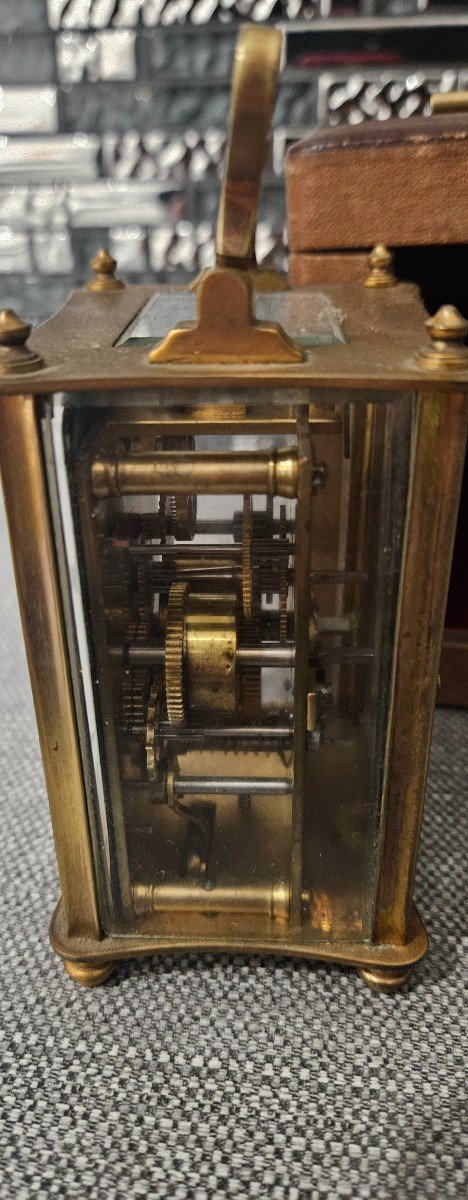 Officer's Clock With Case And Key-photo-4