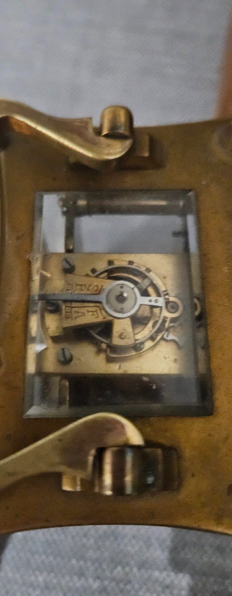 Officer's Clock With Case And Key-photo-4