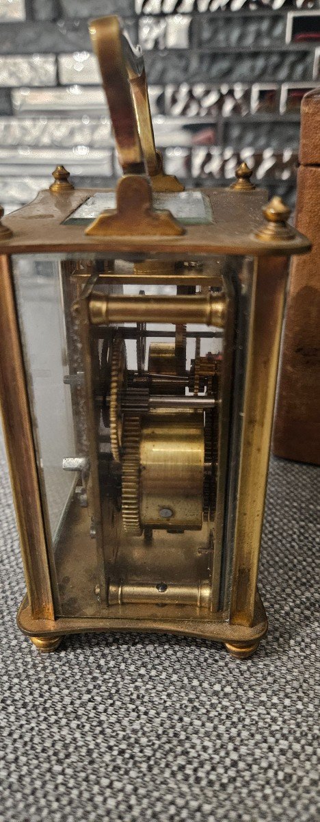 Officer's Clock With Case And Key-photo-5