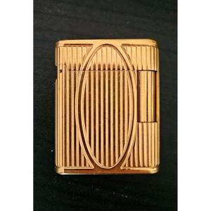 Briquet Dupont Soubreny Plaque Or