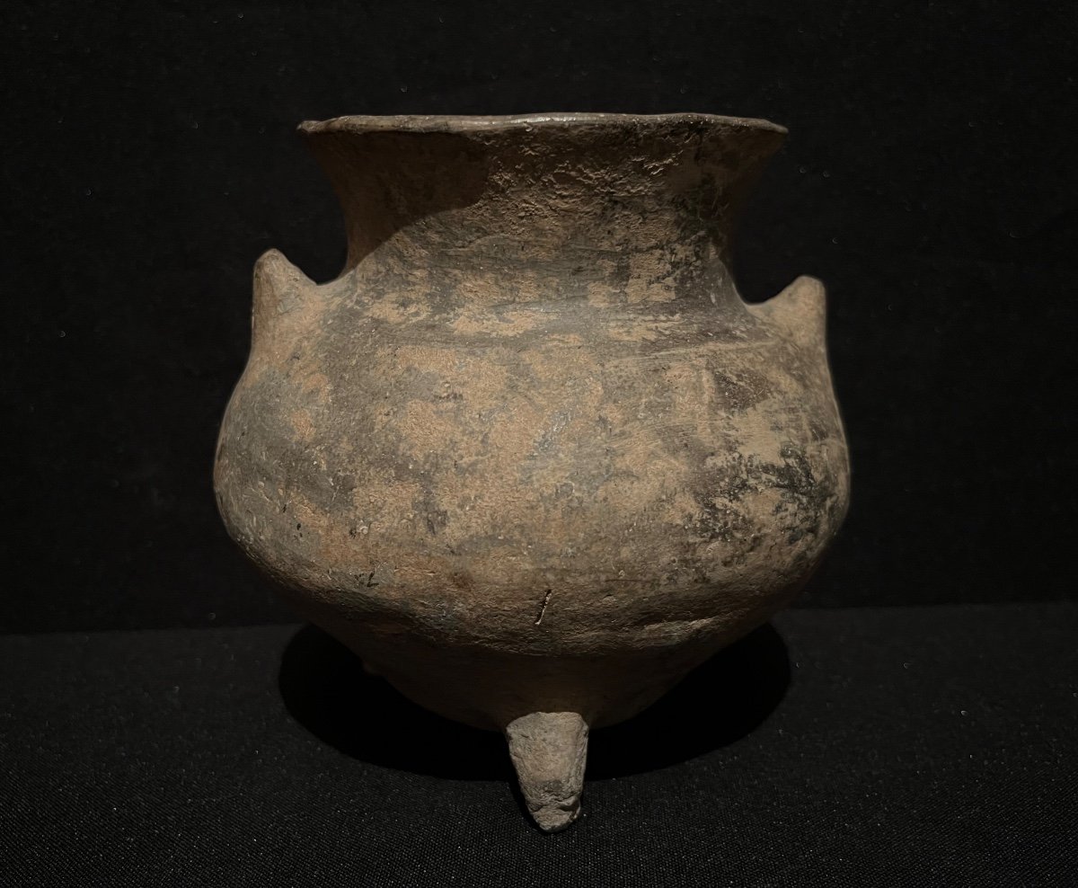 Neolithic Tripod Jar Peiligang Culture XInzheng Henan-photo-1