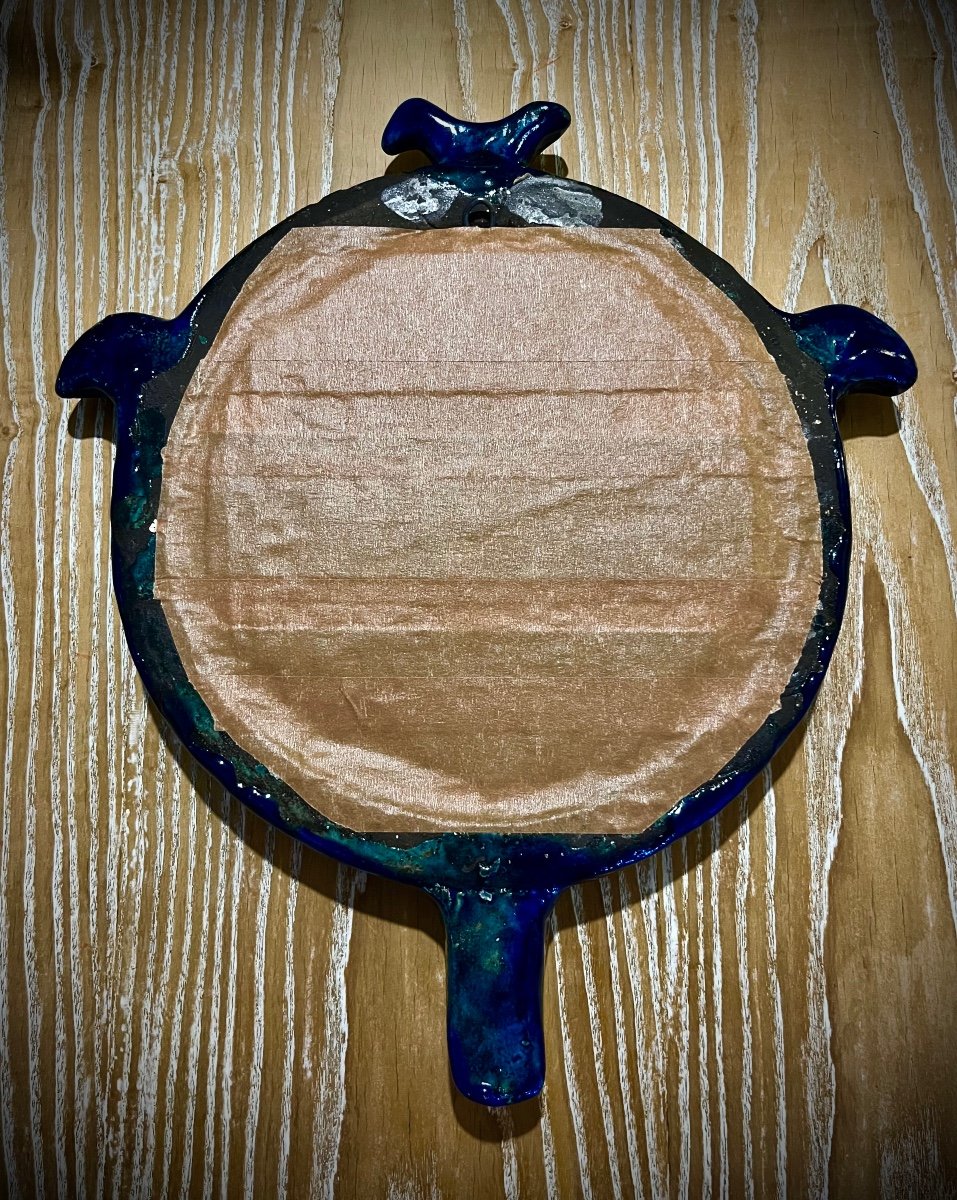 Vintage Ceramic Mirror -photo-4