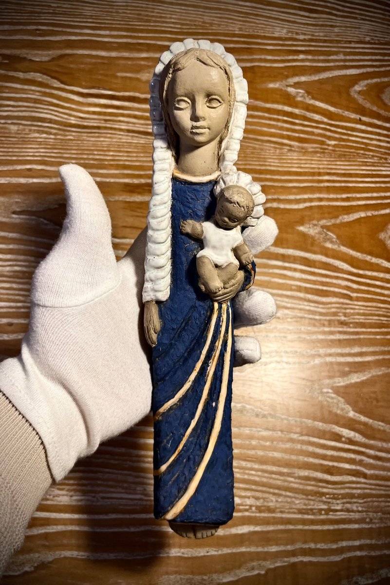 Vierge à l'Enfant Céramique 