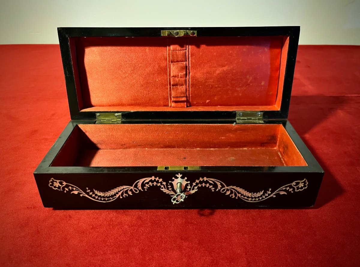 Mother-of-pearl Marquetry Glove Box -photo-3