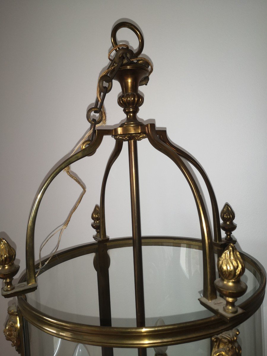 Lanterne Bronze Style Louis XVI -photo-2