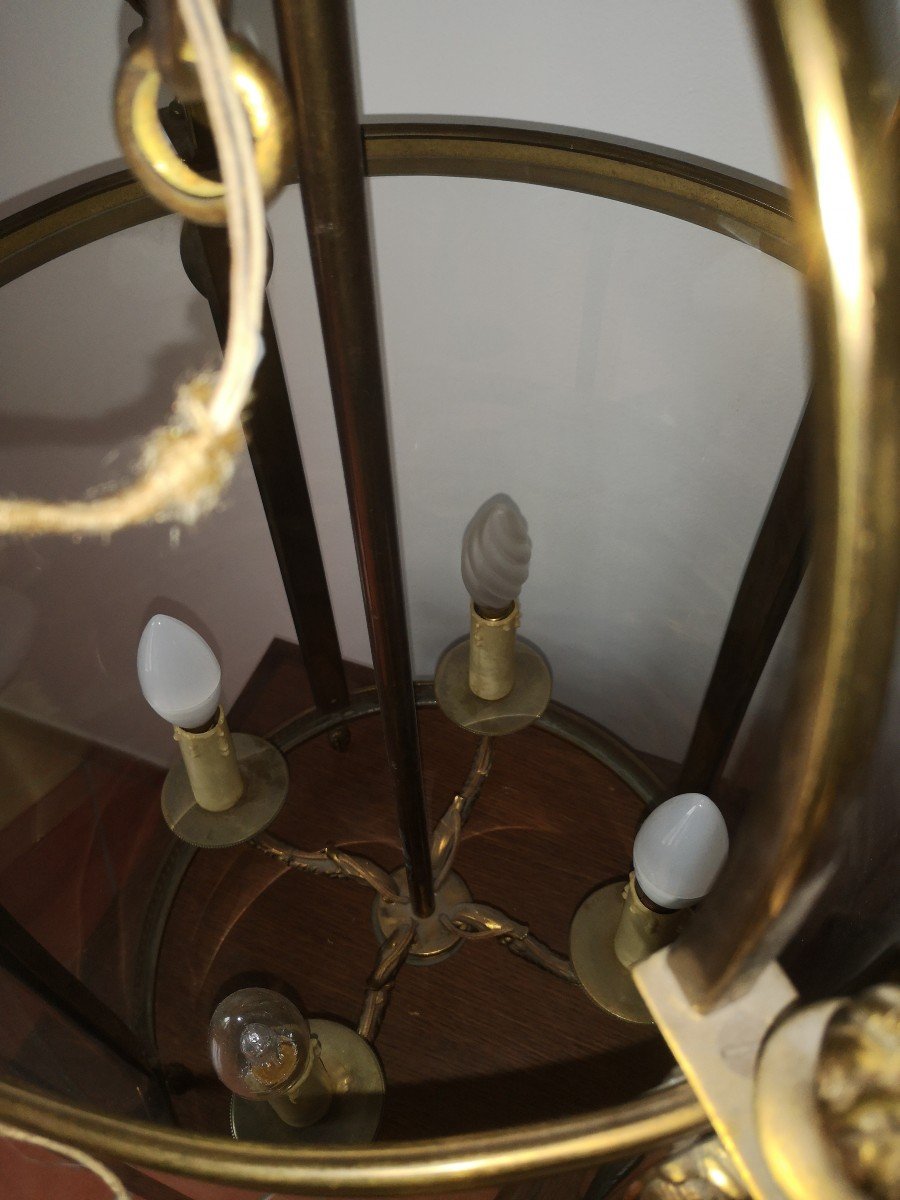 Lanterne Bronze Style Louis XVI -photo-4