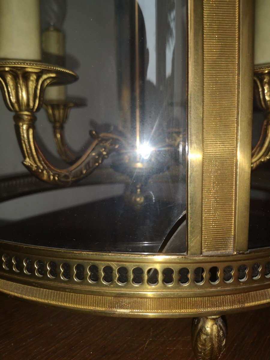 Lanterne Bronze Style Louis XVI -photo-5