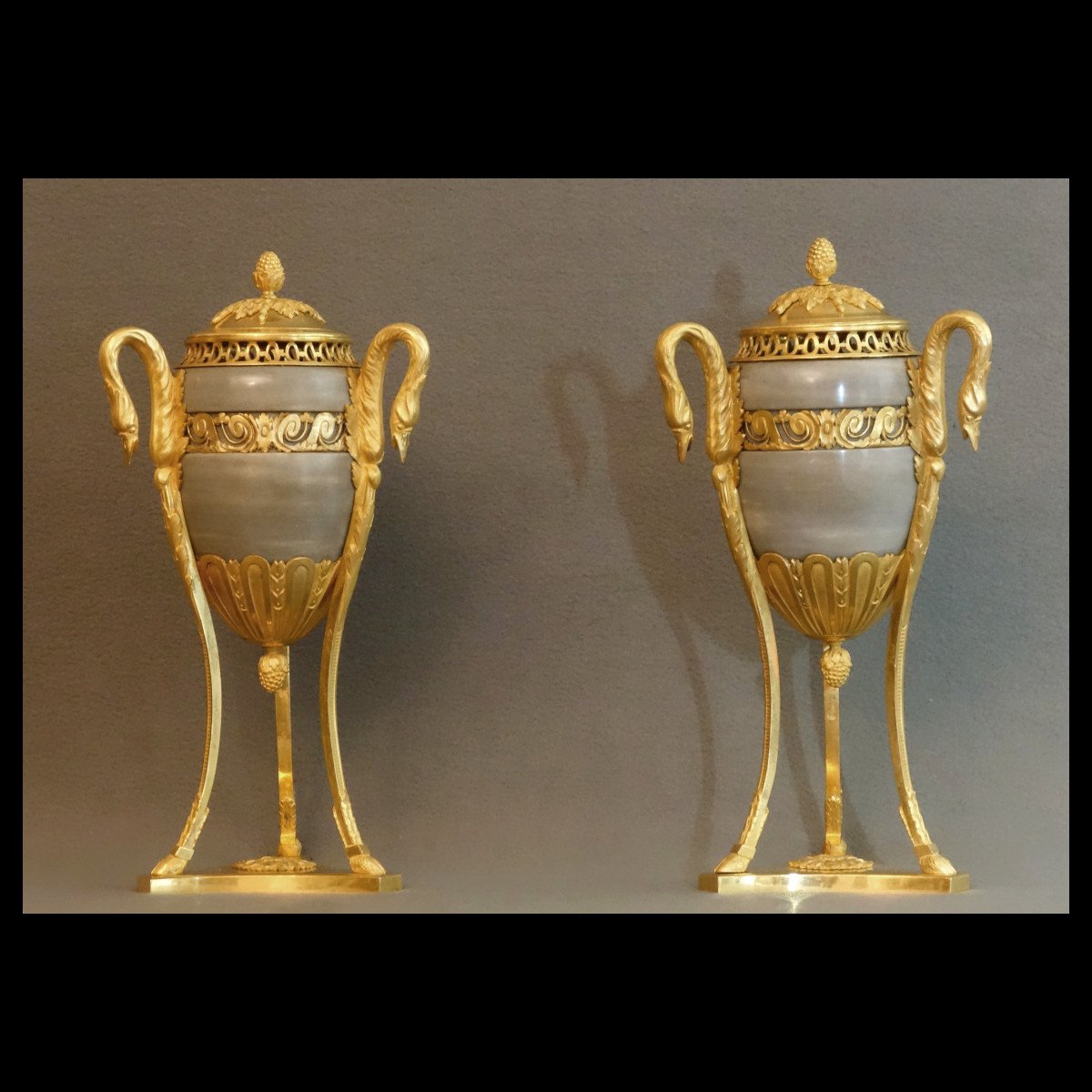 Pair Of Louis XVI Pots Pourris Around 1780