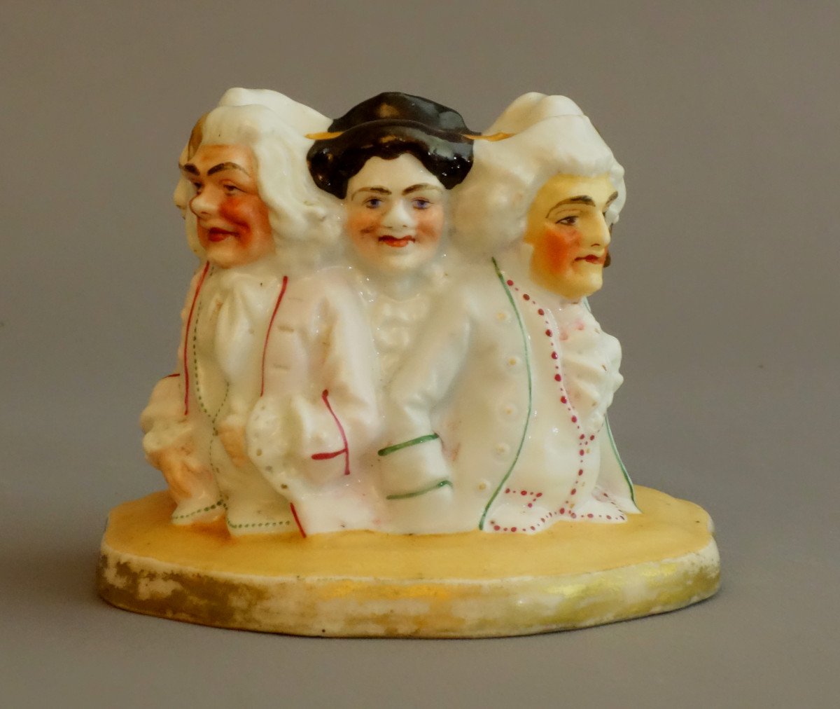   Small 19th Century Caricature Cigarillo Holder-photo-3