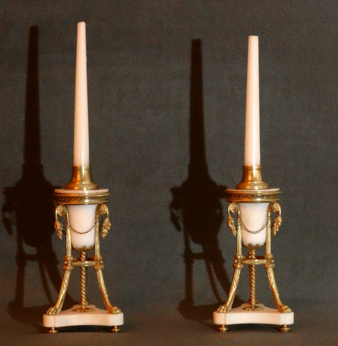 Pair Of Reversible Candlestick Potpourris Circa 1780-photo-3