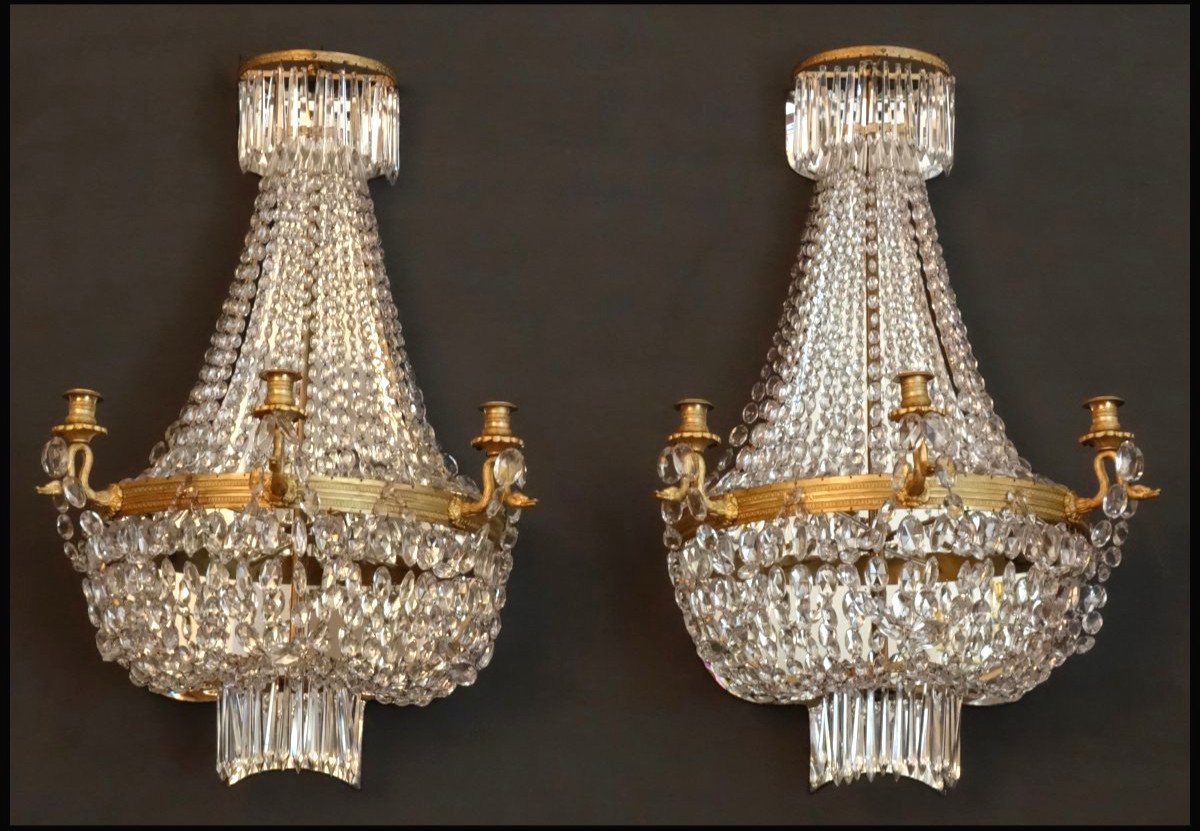 Paire d'Appliques De Boiserie 1810