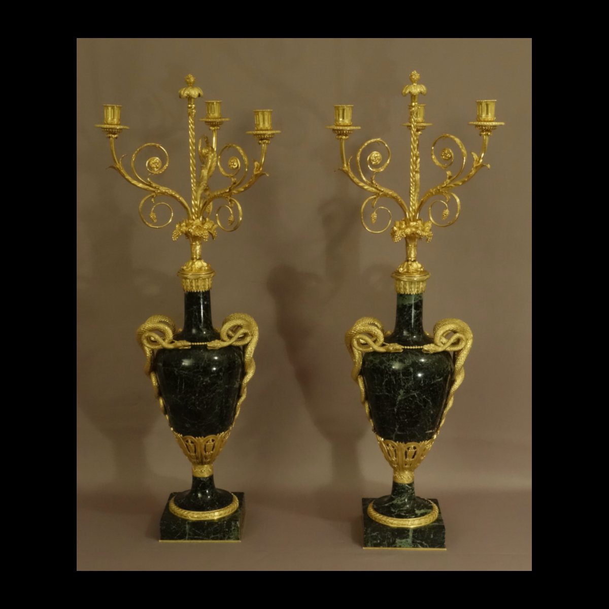 Pair Of Great Candelabras Louis XVI XIXth