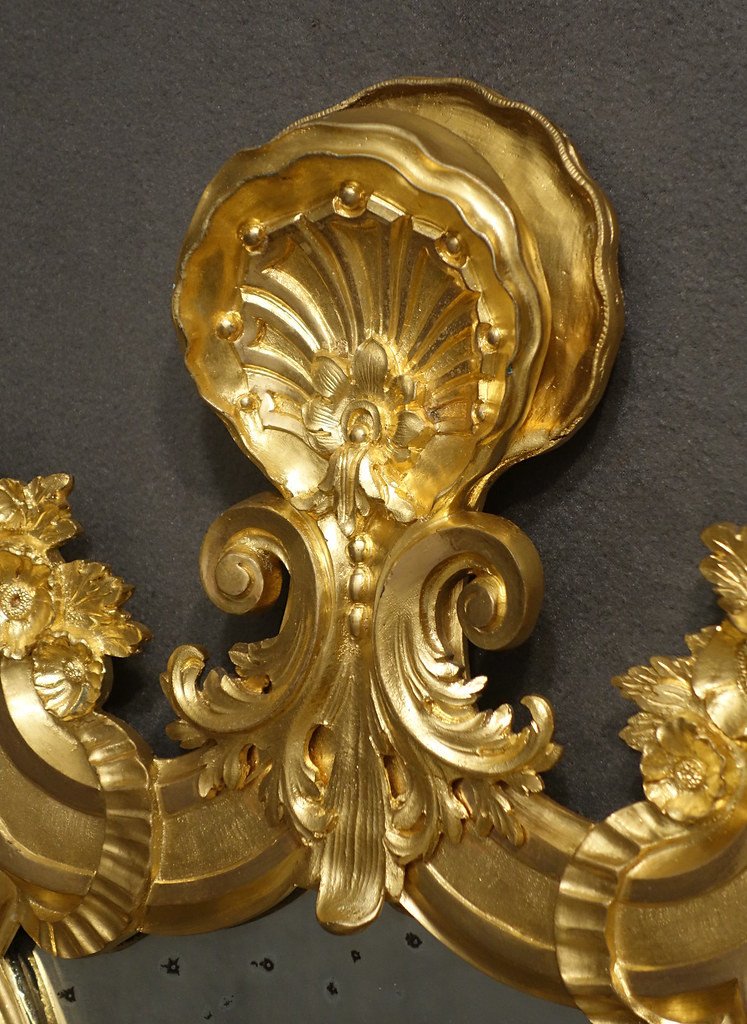 Pair Of Large Wall Lights Louis XIV,  XIXth-photo-4