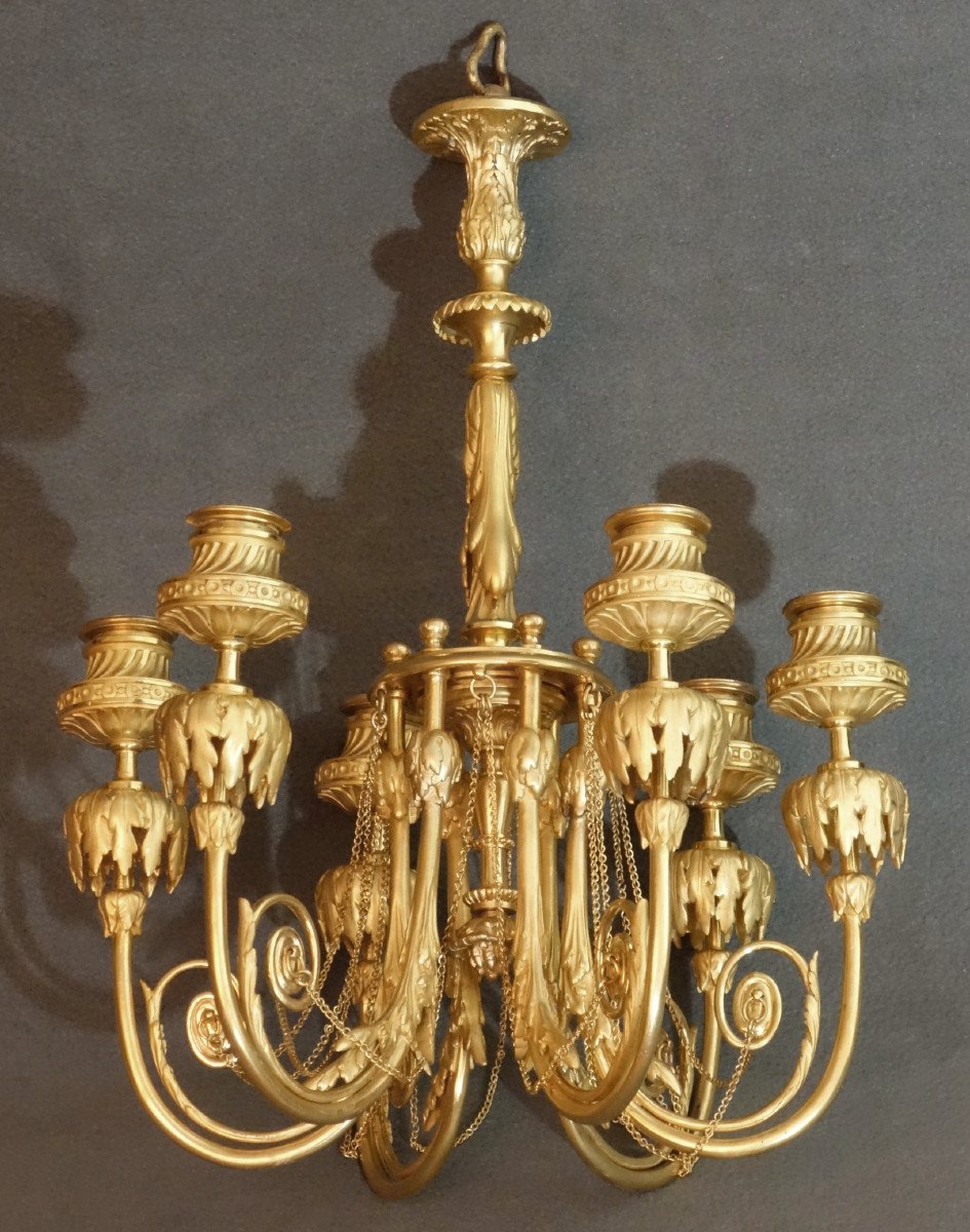 Rare Small Cabinet Chandelier XIXth-photo-1