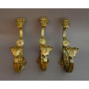 Large Coat Hooks From Prudhomme De Clermont Ferrand 19th Century.
