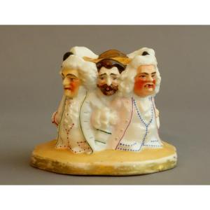   Small 19th Century Caricature Cigarillo Holder