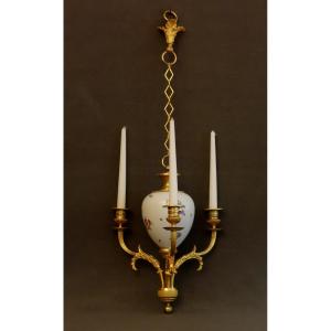 Small Alcove Chandelier, Late Louis XVI Period, Directoire