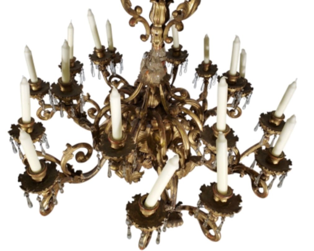 Louis XV Chandelier From The Niii Period-photo-3