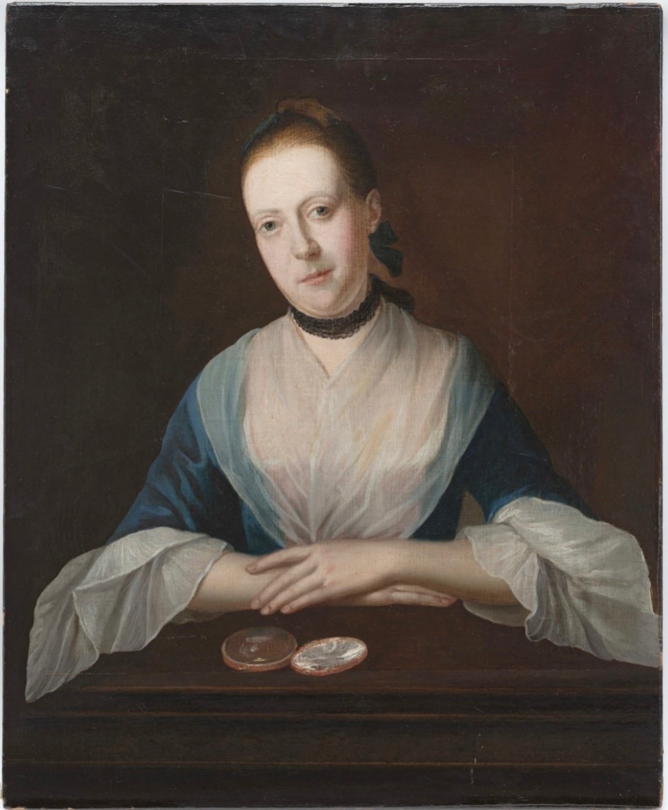 Bust Portrait Of A Lady Of Quality, 18th Century 