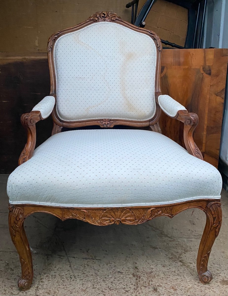 Fauteuil D’époque Louis XV -photo-1