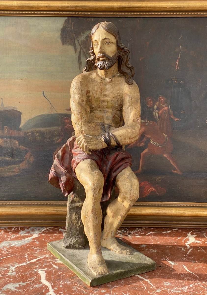 Christ In Bonds Or Christ Of Derision End Of 17th Century 