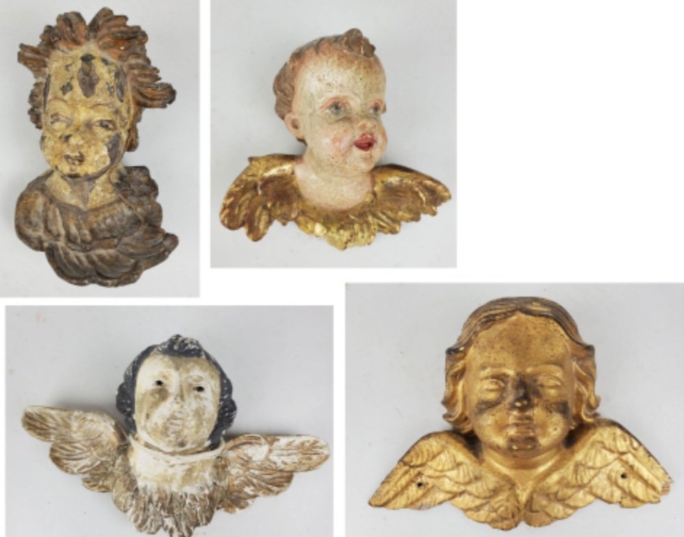 18th Century Putti Heads 