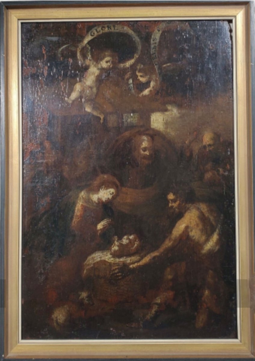 "the Nativity" Italian School 17th Century -photo-2