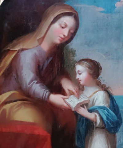  The Education Of The Virgin Painting Portrait-photo-2