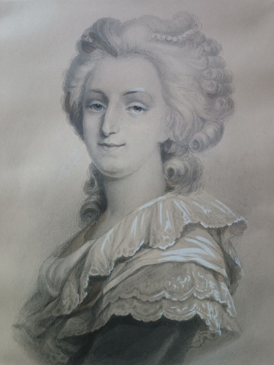 Portrait De Marie-Antoinette Dessin-photo-2