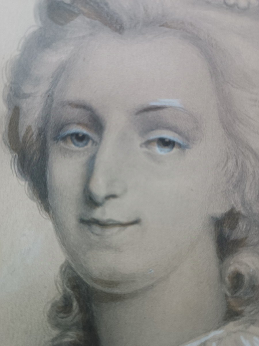 Portrait De Marie-Antoinette Dessin-photo-2