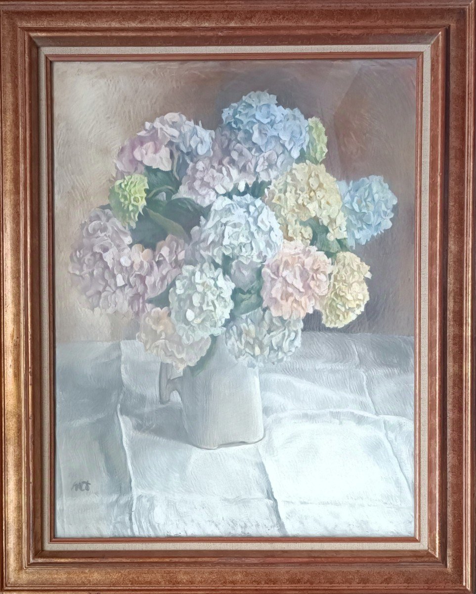  Tableau Bouquet d'Hortensias -photo-2