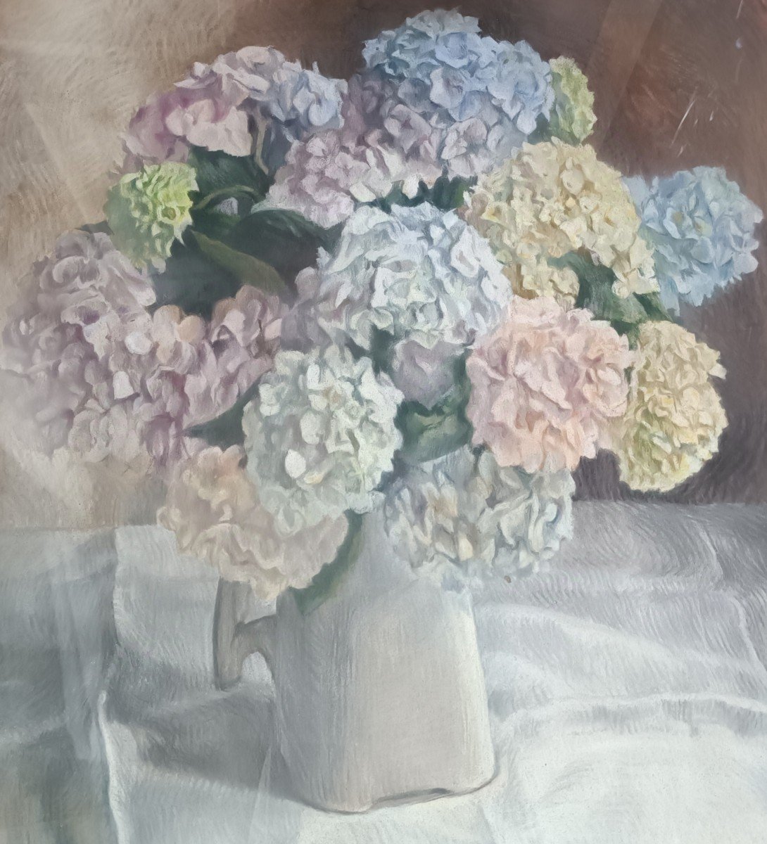  Tableau Bouquet d'Hortensias -photo-3