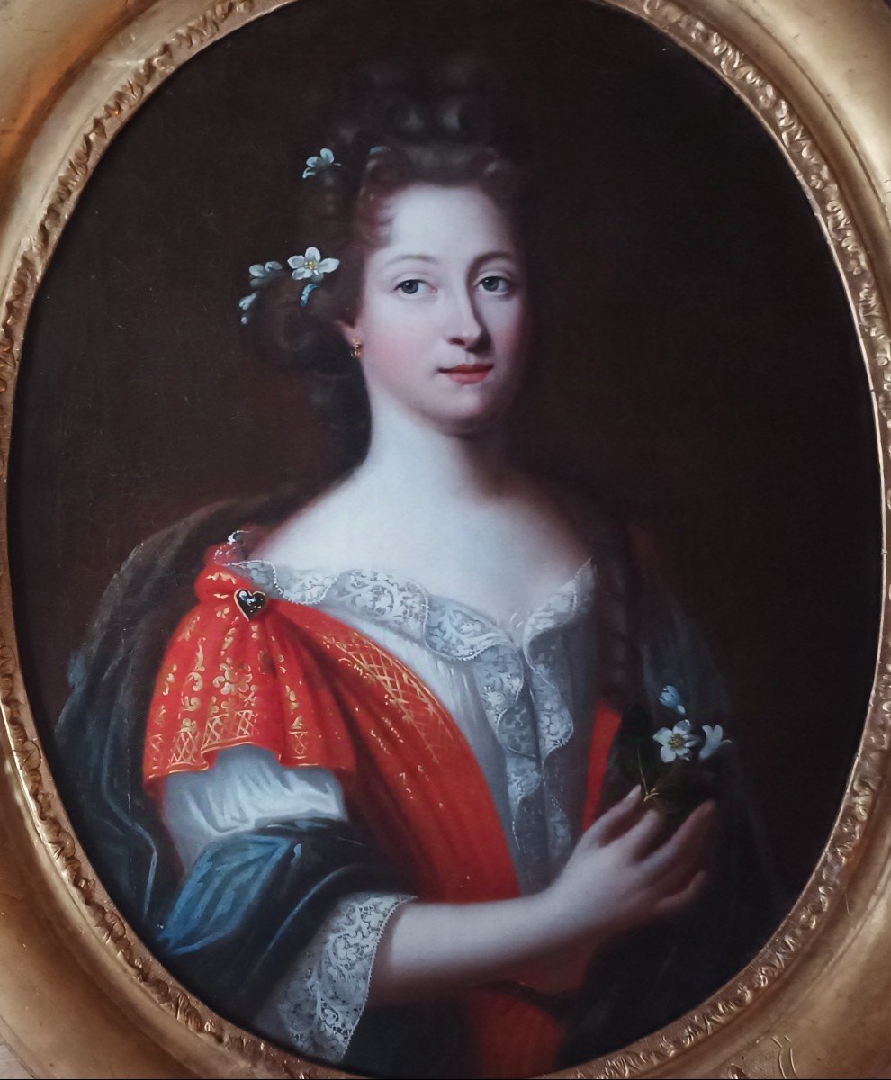 Portrait Of A Lady With Orange Blossoms-photo-1