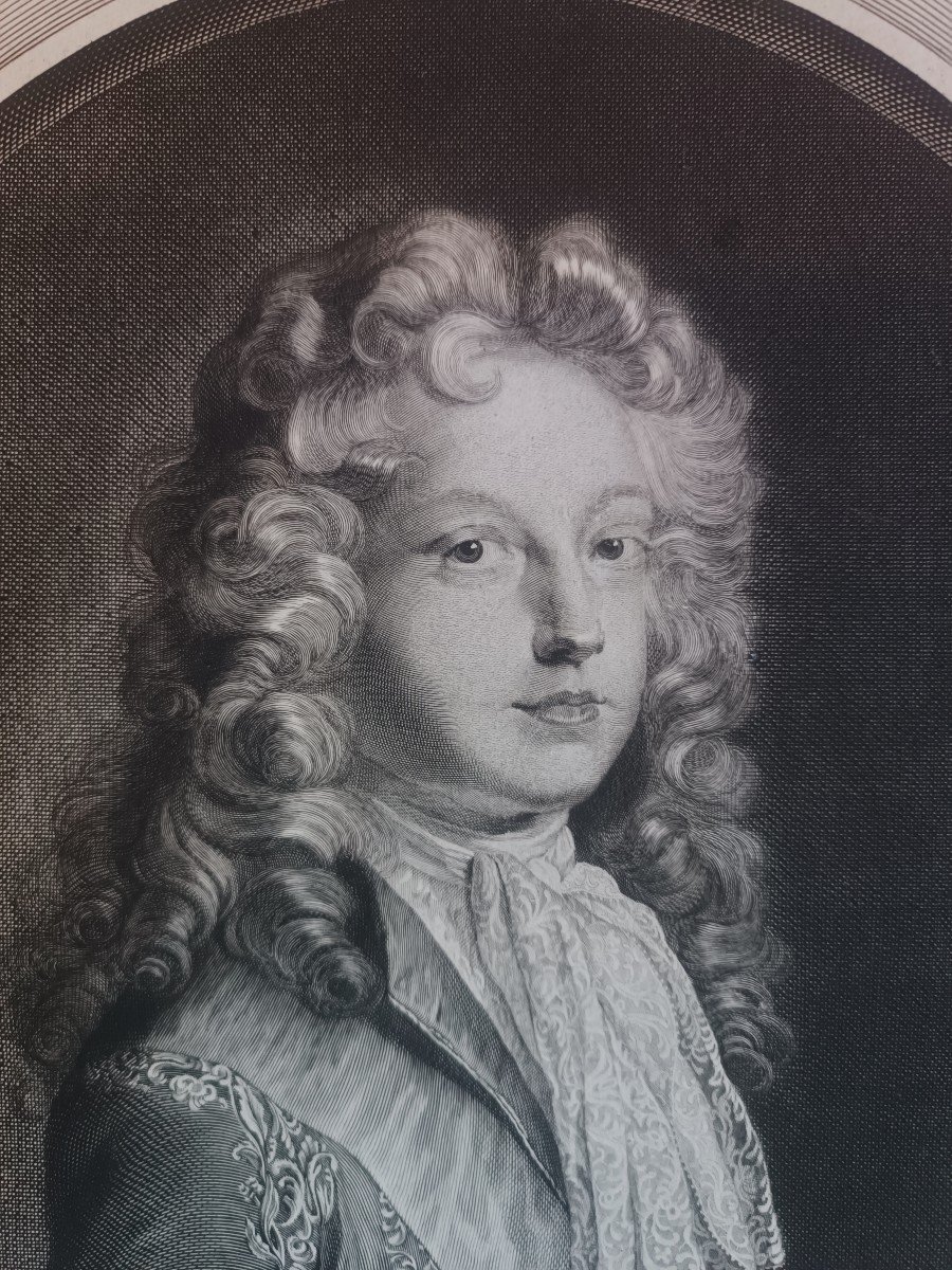 Gravure portrait de Philippe Duc d'Anjou-photo-1