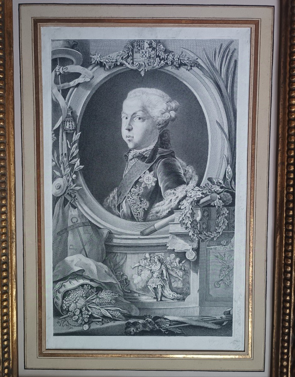 Gravure Portrait De Guillaume V, Prince d'Orange.-photo-1