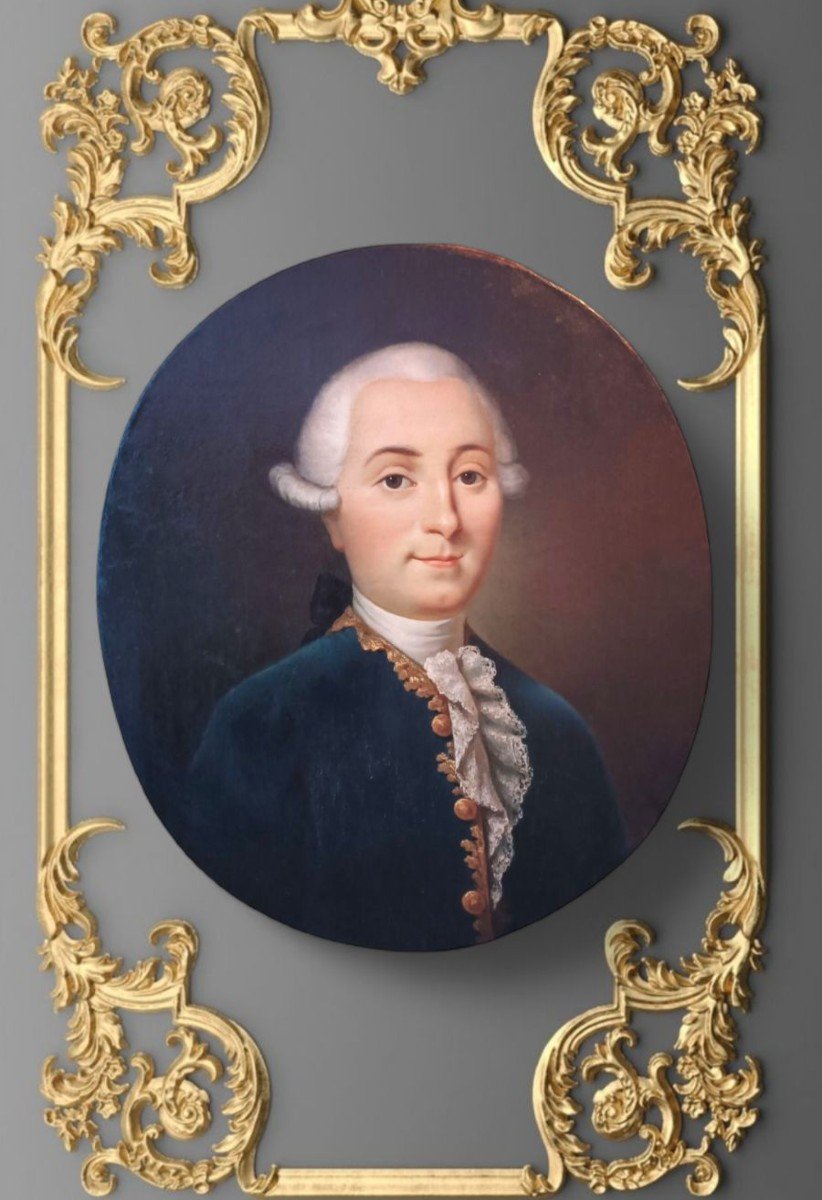 French School Of The 18th Century Portrait 