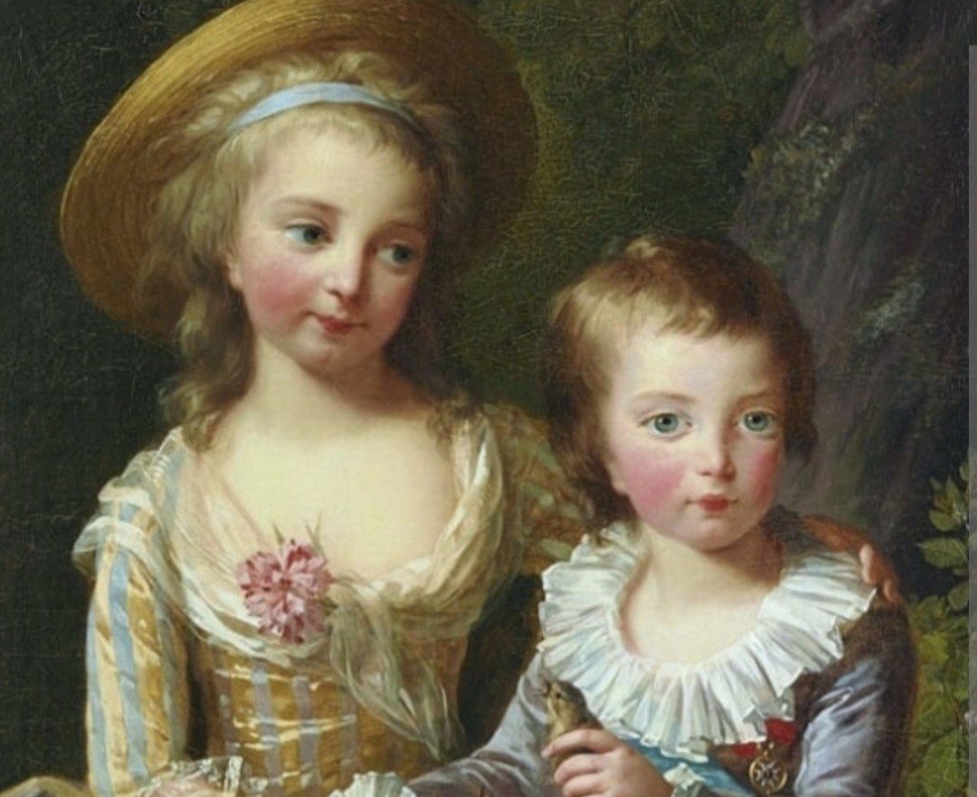  Presumed Portrait Of Princess Marie Thérèse Charlotte Of France And Louis Joseph Xavier.-photo-4